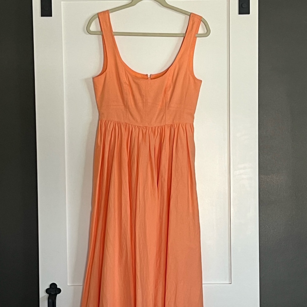 Cinq a sept tangerine midi dress- never worn